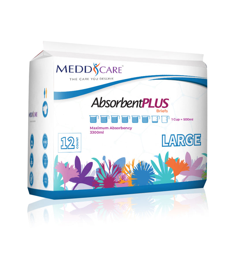 Absorbent Plus Overnight Large (12 Counts)