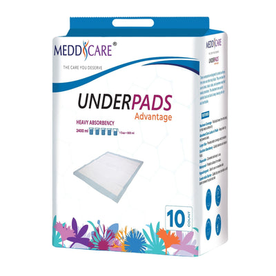 Meddcare® Advantage Underpads — Disposable Incontinence Bed Pads