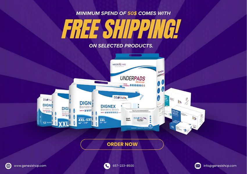 Genesis Free shipping web banner