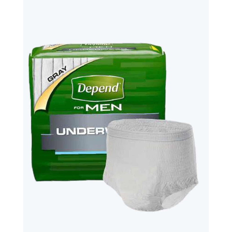Depends for Mens Real-Fit Briefs that Look and Feel Like Underwear