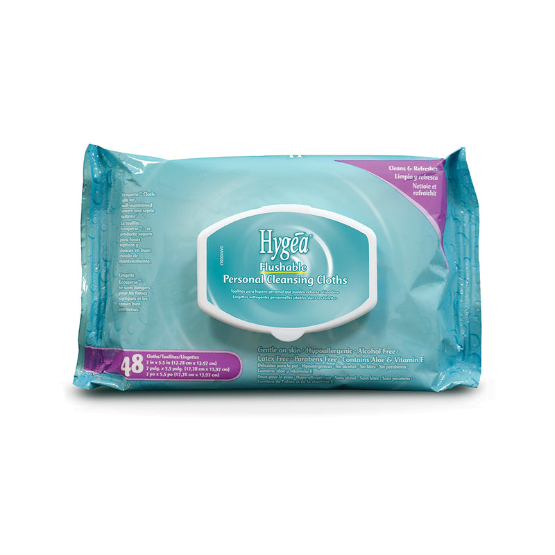 Hygea Flushable Personal Cleansing Wipes