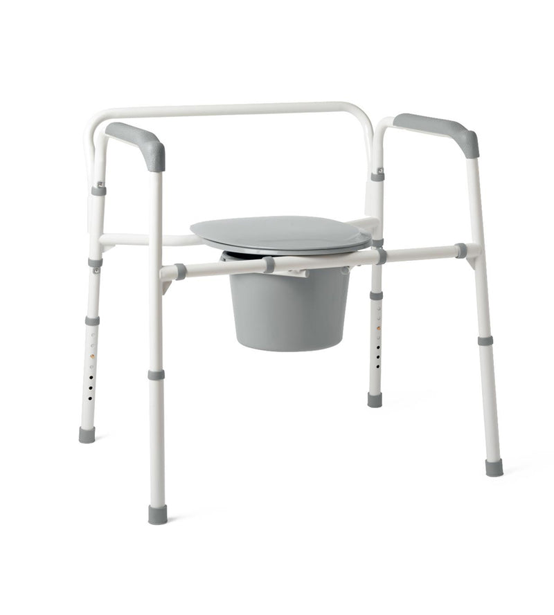 Medline Extra-Wide Steel Bariatric Commode