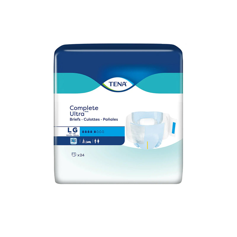 TENA Complete Ultra Unisex Adult Disposable Diaper, Moderate Absorbency