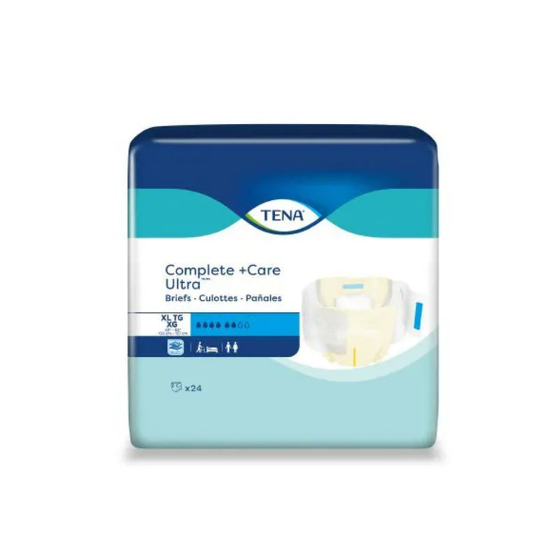 TENA Complete + Care Ultra Unisex Adult Disposable Diaper, Moderate Absorbency