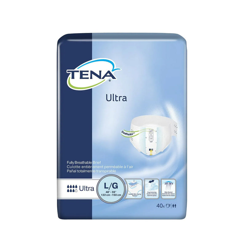 TENA Ultra Incontinence Adult Diapers, Moderate Absorbency