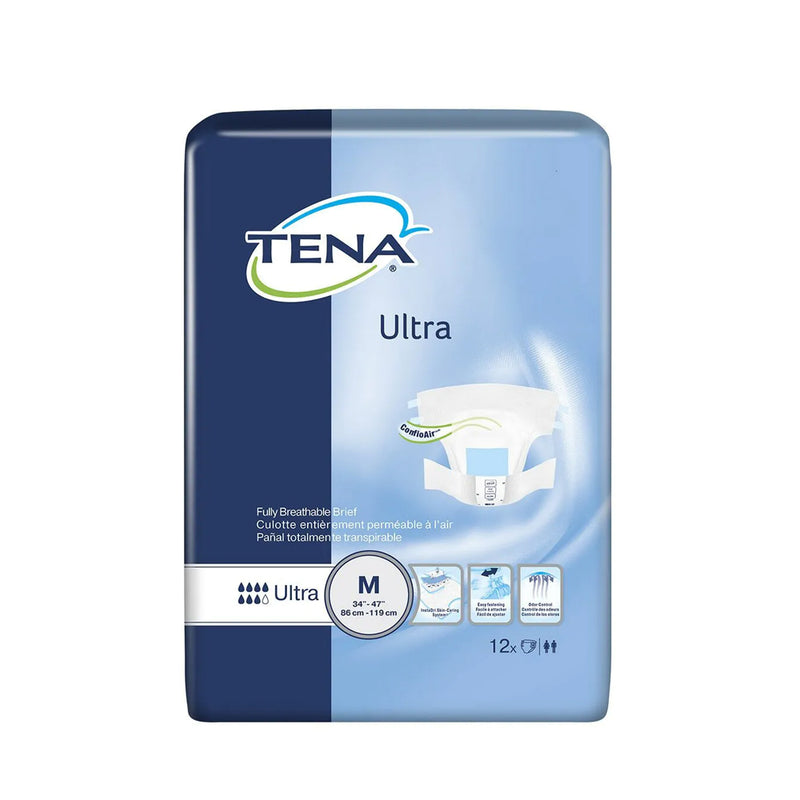 TENA Ultra Incontinence Adult Diapers, Moderate Absorbency