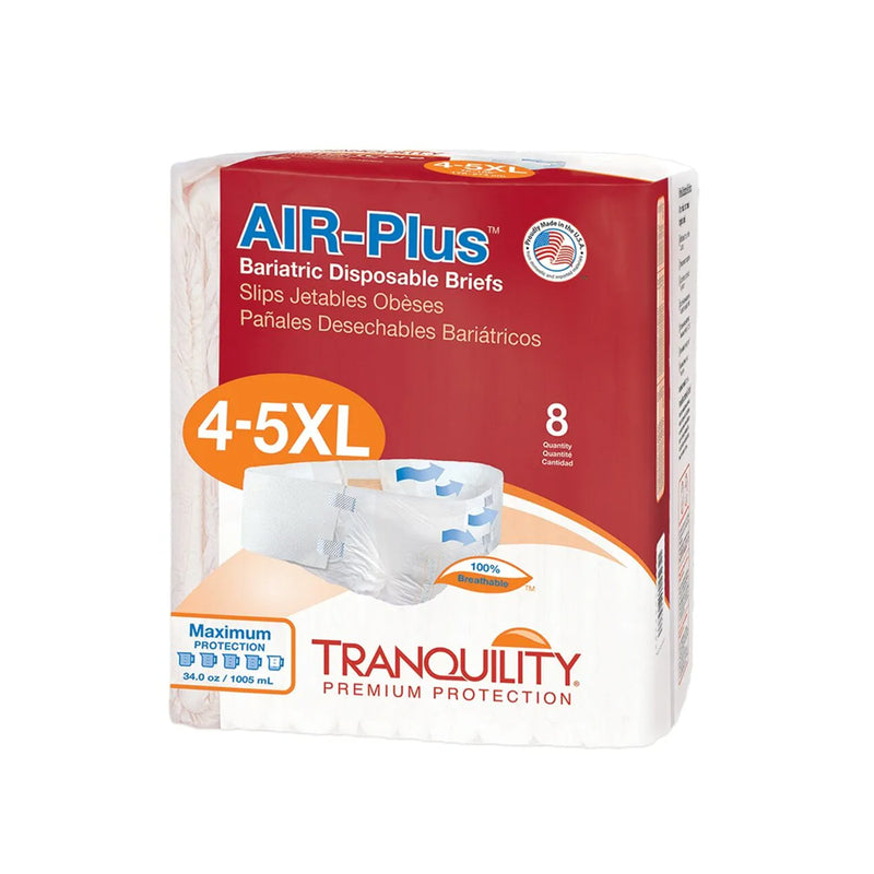 Tranquility Air-Plus Bariatric Disposable Adult Diapers with Tabs, Maximum